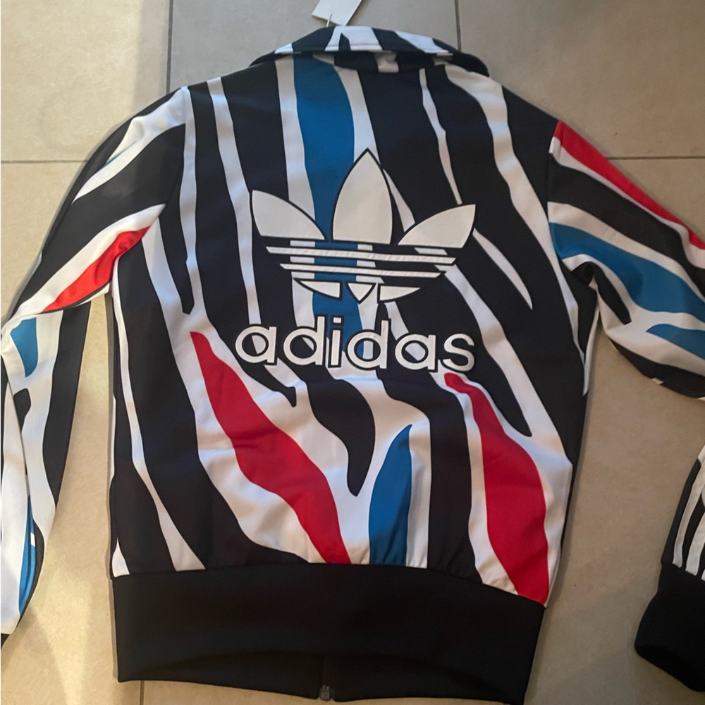 Adidas Zebra Track Jacket RARE - Picture 6 of 6